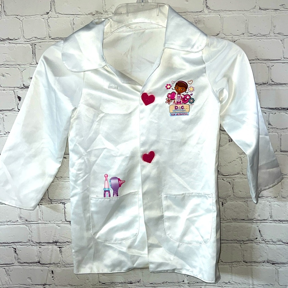 DOC MC STUFFINS Medical jacket only Kids size. 4-6x. Disney. Very good condition